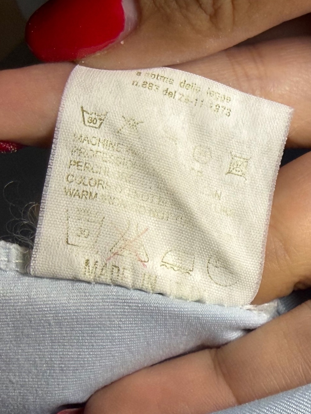 Prada Light Blue Logo Short Sleeve Top - Picture 5 of 6